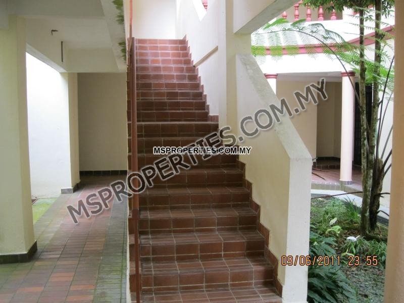 View of staircase from landing